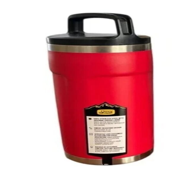 Thermos Otterbox Elevation Growler w/Twist on Lid 28OZ RED 28oz NEW - Picture 2 of 4